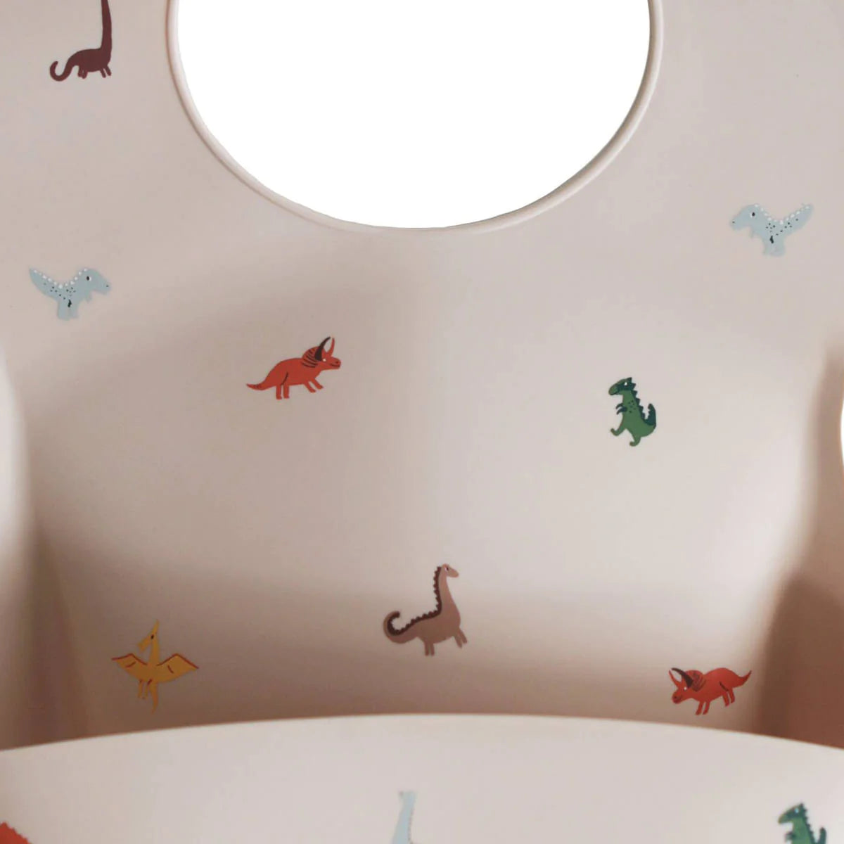 Silicon Baby Bib, Dinosaurs