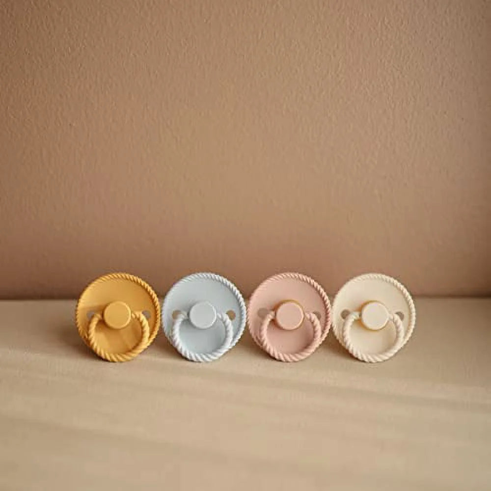 Rope Natural Rubber Baby Pacifier | Made in Denmark | Bpa-Free