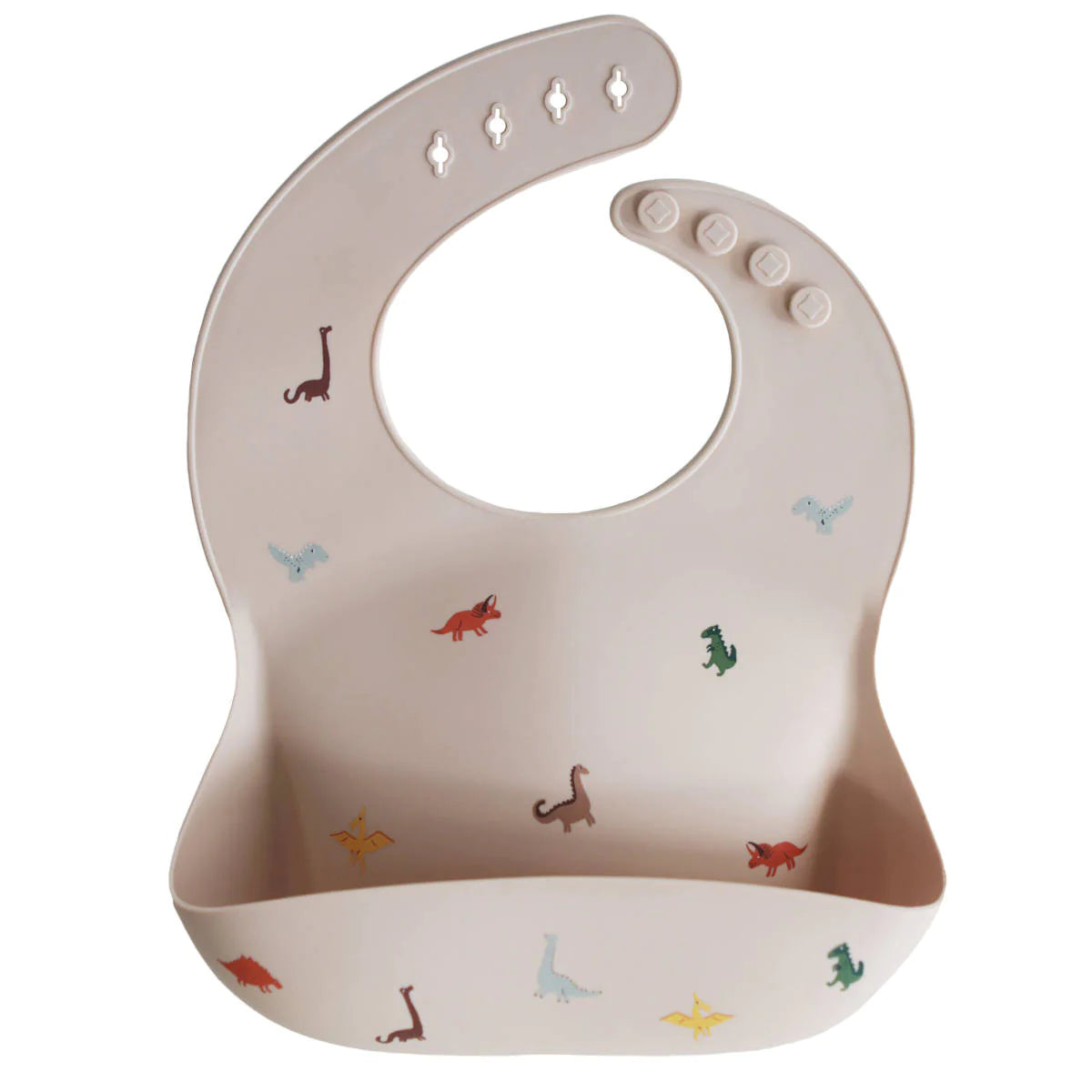 Silicon Baby Bib, Dinosaurs